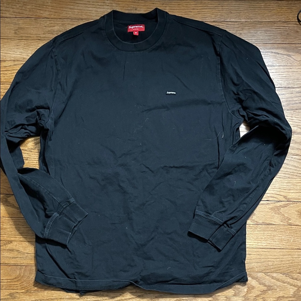 Supreme Long Sleeve Black Tee - 2 for $50